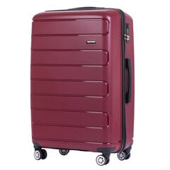 Большой чемодан Wings DQ181, 75cm Бургундия цена и информация | Чемоданы, дорожные сумки | 220.lv