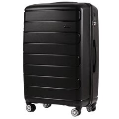 Большой чемодан Wings DQ181, 75cm черный цена и информация | Чемоданы, дорожные сумки | 220.lv
