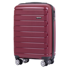 Маленький чемодан Wings DQ181, 55cm Бургундия цена и информация | Чемоданы, дорожные сумки  | 220.lv