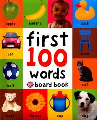 First 100 Words: A Padded Board Book цена и информация | Книги для малышей | 220.lv