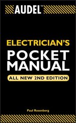 Audel Electrician's Pocket Manual All New 2nd Edition cena un informācija | Sociālo zinātņu grāmatas | 220.lv