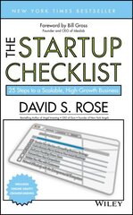 Startup Checklist: 25 Steps to a Scalable, High-Growth Business cena un informācija | Ekonomikas grāmatas | 220.lv