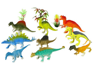 Dinozauru figūriņu komplekts, 9 gab. cena un informācija | Rotaļlietas zēniem | 220.lv