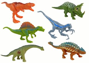 Lielu dinozauru figūriņu komplekts, 12 gab. cena un informācija | Rotaļlietas zēniem | 220.lv