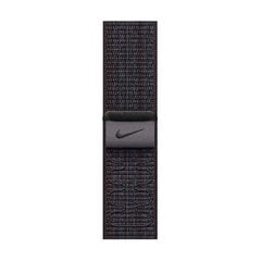 Apple Watch Bands 41mm Black/Blue Nike Sport Loop MUJV3ZM/A цена и информация | Аксессуары для смарт-часов и браслетов | 220.lv