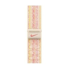 Apple Watch Bands 41mm Starlight/Pink Nike Sport Loop MUJW3ZM/A цена и информация | Аксессуары для смарт-часов и браслетов | 220.lv