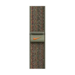 Apple Watch Bands 45mm Sequoia/Orange Nike Sport Loop MTL63ZM/A cena un informācija | Viedpulksteņu un viedo aproču aksesuāri | 220.lv