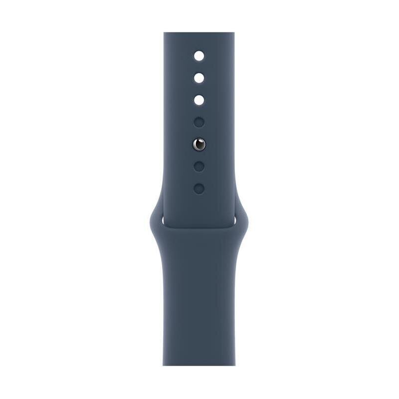 45mm Storm Blue Sport Band - S/M - MT3Q3ZM/A cena un informācija | Viedpulksteņu un viedo aproču aksesuāri | 220.lv