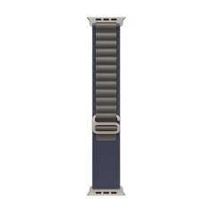 49mm Blue Alpine Loop - Large - MT5M3ZM/A цена и информация | Аксессуары для смарт-часов и браслетов | 220.lv