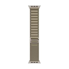 49mm Olive Alpine Loop - Medium - MT5U3ZM/A cena un informācija | Viedpulksteņu un viedo aproču aksesuāri | 220.lv