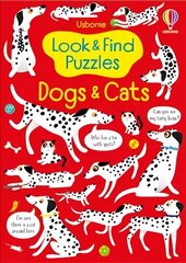 Look and Find Puzzles Dogs and Cats: Dogs and Cats cena un informācija | Grāmatas mazuļiem | 220.lv
