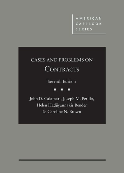 Cases and Problems on Contracts 7th Revised edition cena un informācija | Ekonomikas grāmatas | 220.lv