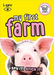i-SPY My First Farm: Spy it! Stick it! цена и информация | Книги для малышей | 220.lv