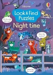 Look and Find Puzzles Night time цена и информация | Книги для малышей | 220.lv