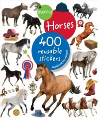 Eyelike Stickers: Horses cena un informācija | Grāmatas mazuļiem | 220.lv