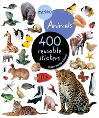 Eyelike Stickers: Animals: Animals цена и информация | Книги для самых маленьких | 220.lv