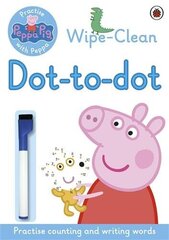 Peppa Pig: Practise with Peppa: Wipe-clean Dot-to-Dot цена и информация | Книги для малышей | 220.lv