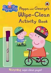 Peppa Pig: Peppa and George's Wipe-Clean Activity Book цена и информация | Книги для самых маленьких | 220.lv