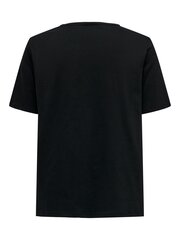 JDY женская футболка 15309691*02, черный 5715506398470 цена и информация | Женские футболки | 220.lv
