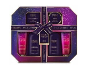 Набор косметики Baylis & Harding Midnight Fig & Pomegranate Ultimate Bathing Large: гель для душа, 300 мл + молочко для ванны, 300 мл + мыло, 150 г + крем для душа, 130 мл + бальзам для рук и тела, 130 мл + кристаллы для ванны, 100 г  цена и информация | Кремы, лосьоны для тела | 220.lv