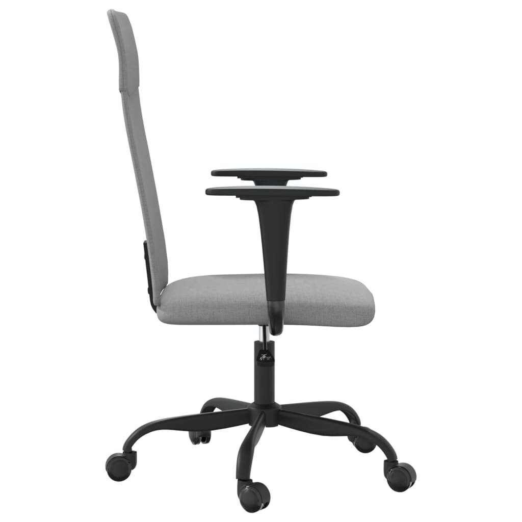 Biroja krēsls vidaXL, gaiši pelēks cena un informācija | Biroja krēsli | 220.lv