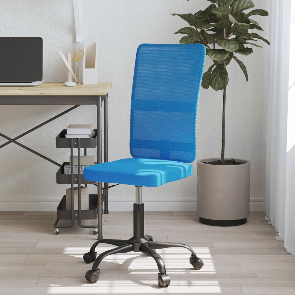 Biroja krēsls vidaXL, zils cena un informācija | Biroja krēsli | 220.lv