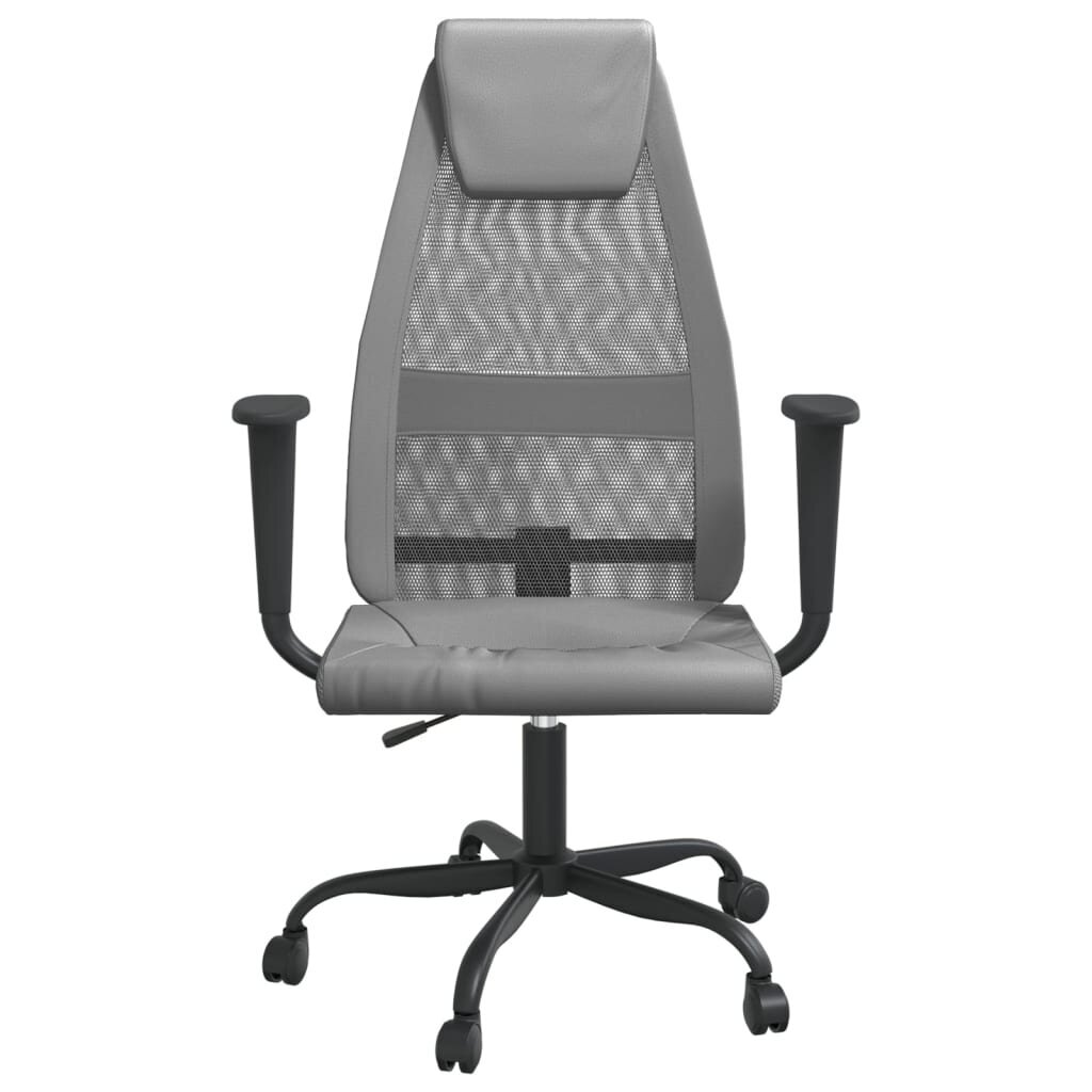 Biroja krēsls vidaXL, pelēks цена и информация | Biroja krēsli | 220.lv