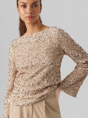 Женская блузка Vero Moda 10298495*01 5715502714205, бежевая цена и информация | Женские блузки, рубашки | 220.lv