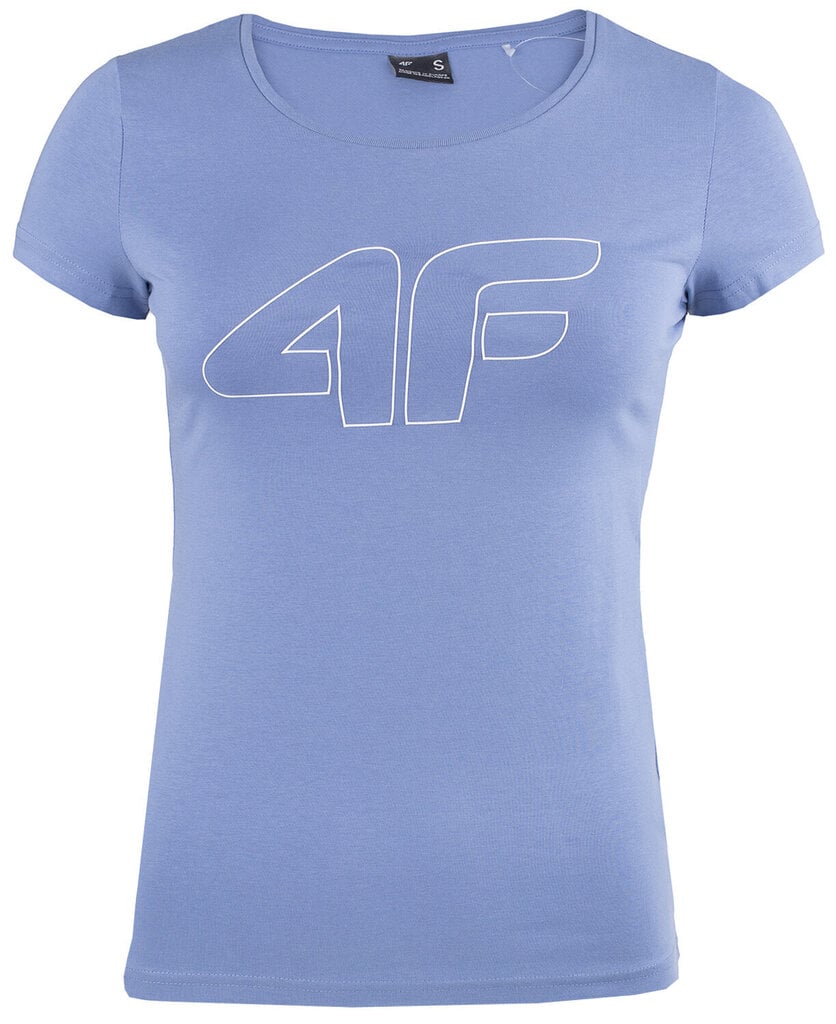 T-krekls sievietēm 4F F0907 4FAW23TTSHF0907 32S, zils цена и информация | T-krekli sievietēm | 220.lv