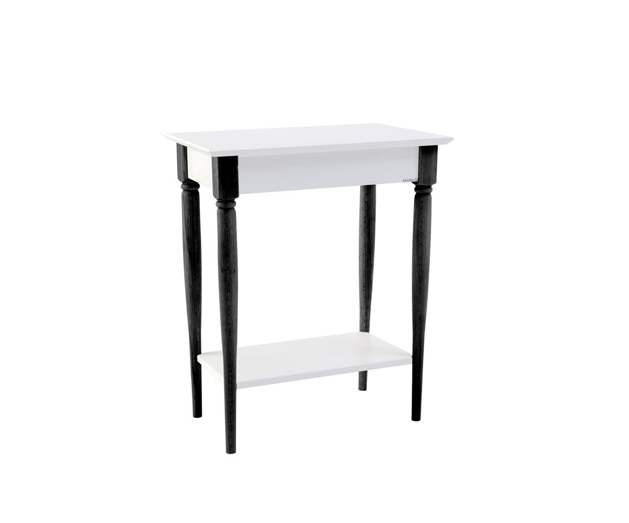 Konsoles galds ar plauktu Mamo, 65x35x74cm, balts cena un informācija | Konsoles galdiņi | 220.lv