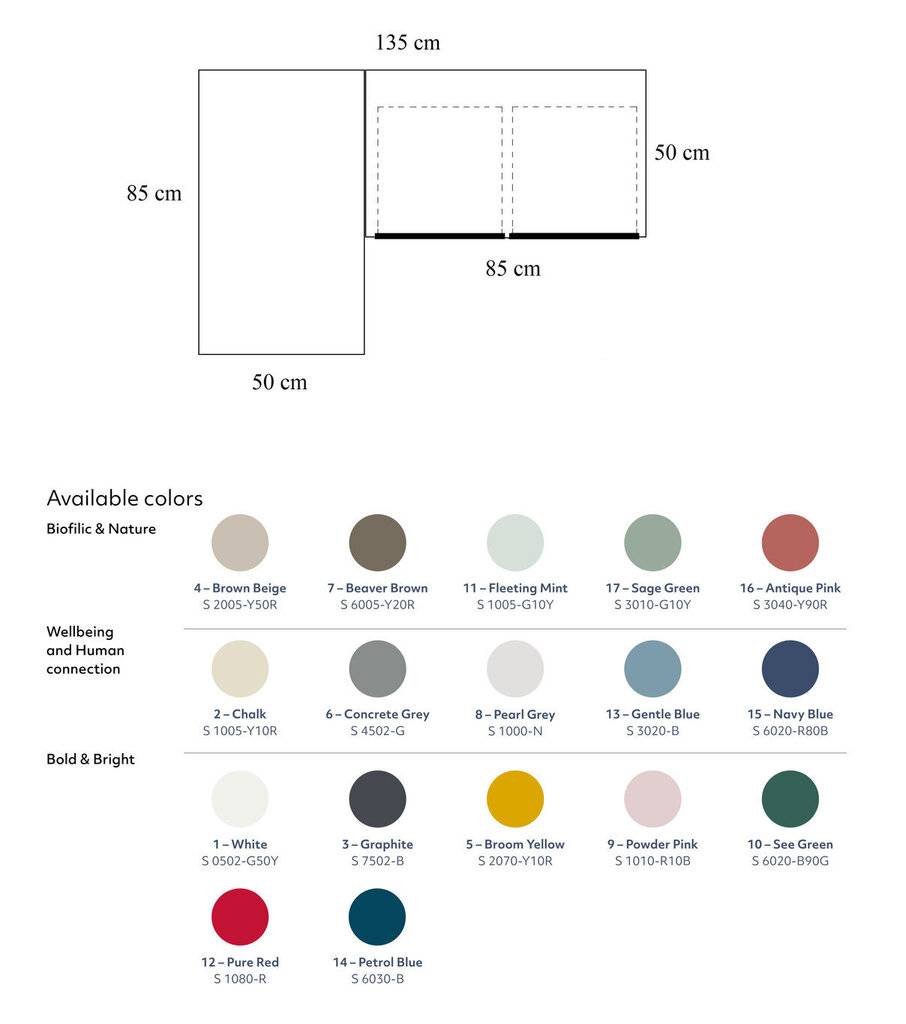 Stūra galds Luka kreisā puse, 135x85 cm, balts cena un informācija | Datorgaldi, rakstāmgaldi, biroja galdi | 220.lv