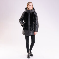 Женская зимняя куртка Madaman, черный цвет цена и информация | Женские куртки | 220.lv