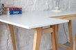 Stūra galds Luka kreisā puse, 115x85 cm, balts цена и информация | Datorgaldi, rakstāmgaldi, biroja galdi | 220.lv