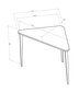 Stūra galds Naja, 114x85x75cm, balts цена и информация | Datorgaldi, rakstāmgaldi, biroja galdi | 220.lv