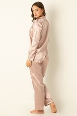 Sieviešu pidžama, bēša cena un informācija | Naktskrekli, pidžamas | 220.lv