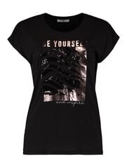 Женская футболка Hailys LUCIA TS*01 4067218740889, черная цена и информация | Женские футболки | 220.lv