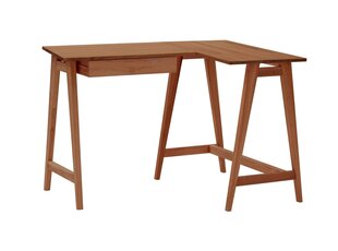 Stūra galds Luka labā puse, 115x85 cm, brūns cena un informācija | Datorgaldi, rakstāmgaldi, biroja galdi | 220.lv