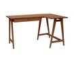 Stūra galds Luka labā puse, 135x85 cm, brūns cena un informācija | Datorgaldi, rakstāmgaldi, biroja galdi | 220.lv