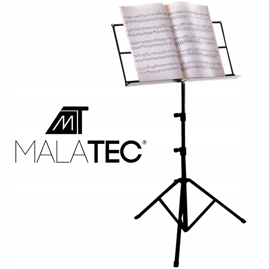 Malatec nošu statīvs, 65-90-123 cm цена и информация | Mūzikas instrumentu piederumi | 220.lv