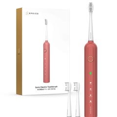 Электрическая зубная щетка EPEIOS EPET003 Sonic, красная цена и информация | Электрические зубные щетки | 220.lv