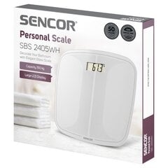 Sencor SBS 2405WH цена и информация | Весы (бытовые) | 220.lv