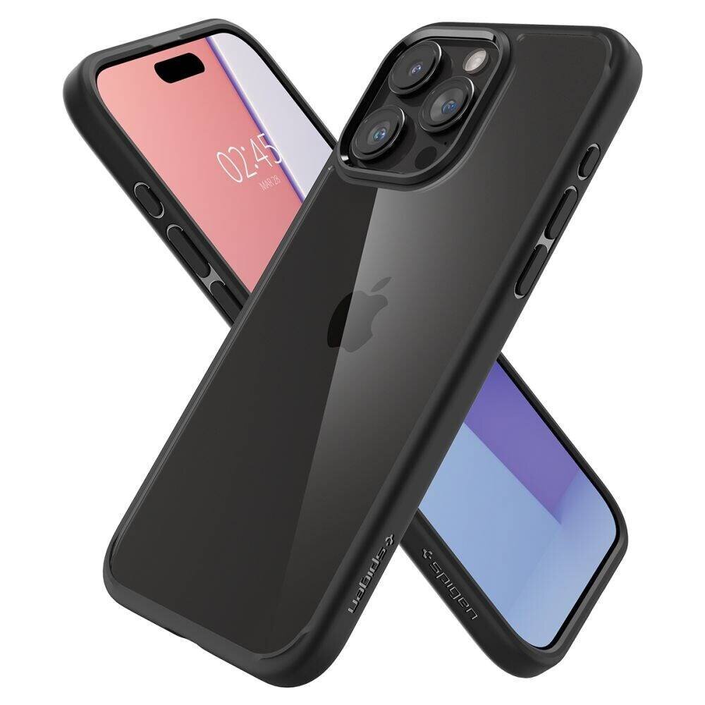 Telefona vāciņš. Spigen Ultra Hybrid, iPhone 15 Pro Max, caurspīdīgs cena un informācija | Telefonu vāciņi, maciņi | 220.lv