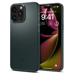 Telefona vāciņš, Spigen Thin Fit, priekš iPhone 15 Pro, zaļš cena un informācija | Telefonu vāciņi, maciņi | 220.lv