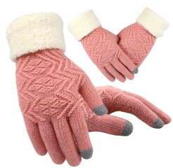 Женские зимние перчатки R62, розовые. цена и информация | Женские перчатки | 220.lv