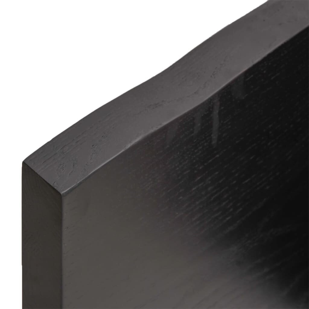 vidaXL galda virsma, tumši pelēka, 200x60x4 cm cena un informācija | Virsmas galdiem | 220.lv