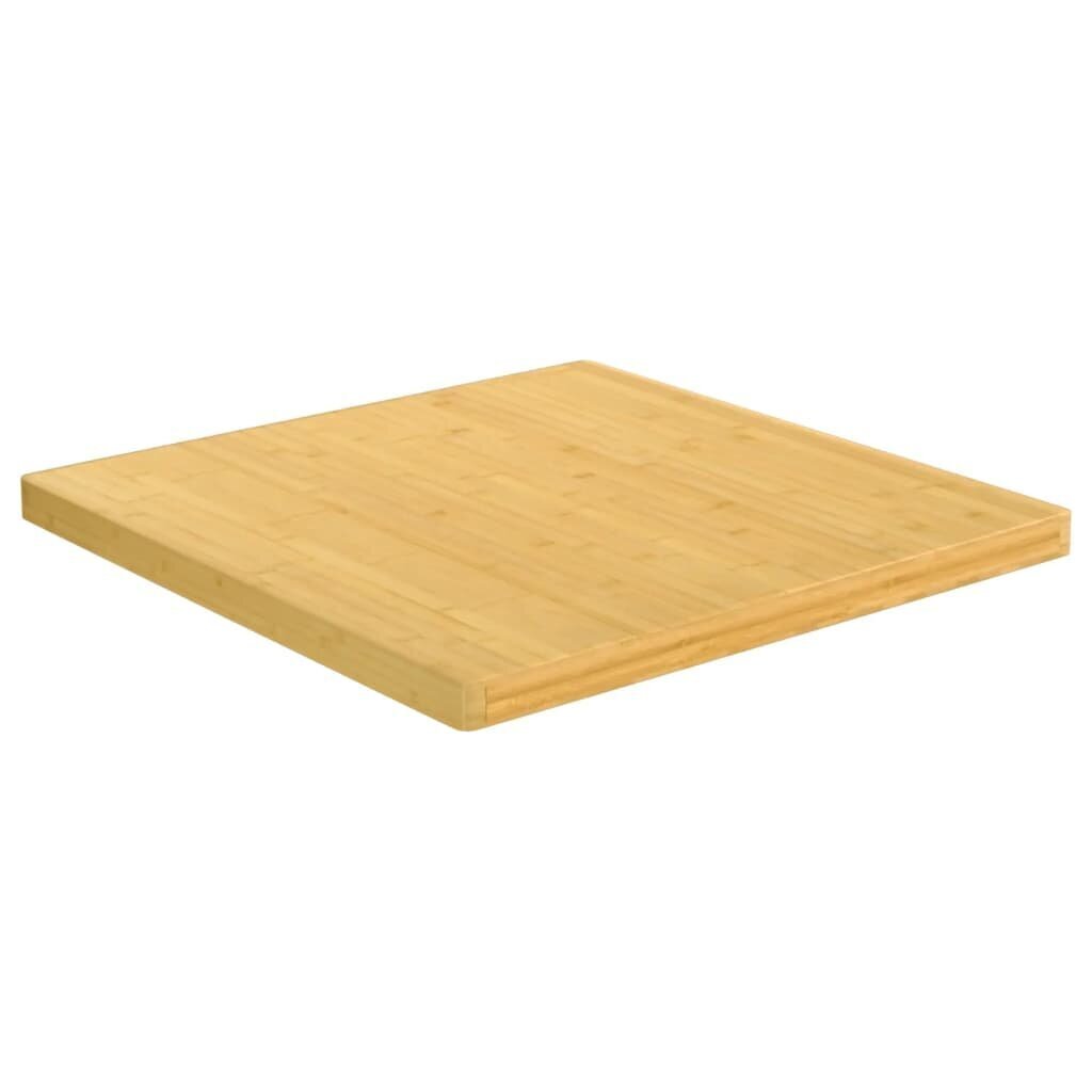 vidaXL galda virsma, 90x90x4 cm, bambuss cena un informācija | Virsmas galdiem | 220.lv