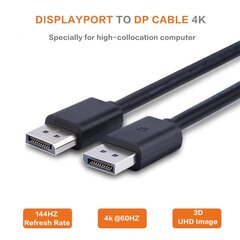 Honglin DisplayPort, 1.8m cena un informācija | Kabeļi un vadi | 220.lv