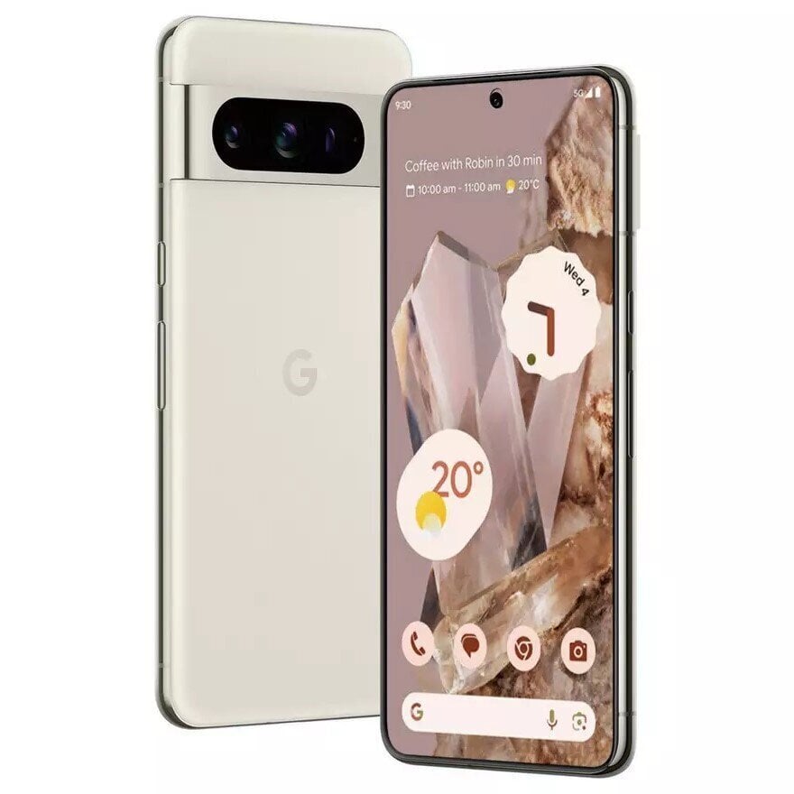 Google Pixel 8 Pro 5G Dual SIM 12/128GB Porcelain (GA04834-GB) цена и информация | Mobilie telefoni | 220.lv