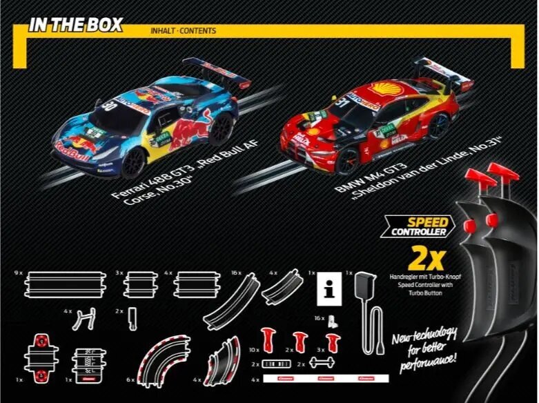 Auto sacīkšu trase, Carrera, Track DTM, 8.9m cena un informācija | Rotaļlietas zēniem | 220.lv