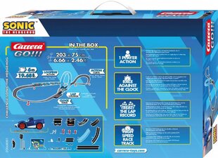 Гоночная трасса Carrera Go Sonic Challenger, 6,0 м цена и информация | Игрушки для мальчиков | 220.lv